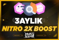 ⭐3 Aylık Nitro 2x Boost [OTO TESLİM]⭐