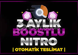 ⭐️ 3 Aylık Nitro 2X Boost [OTO TESLİMAT]