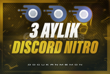 ⭐3 Aylık Nitro 2x Boost 