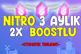 ⭐️3 Aylık Nitro 2x Boost | OTO TESLİM