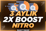 ⭐3 Aylık 2x Boostlu Nitro | Garantili!✅