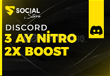 Anlık Teslim | 3 Aylık Discord Nitro 2x Boost