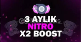 3 Aylık Nitro 2x Boost otomatik teslimat 