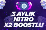 ⭐️3 Aylık Nitro 2x Boost | Otomatik Teslimat ⚡️