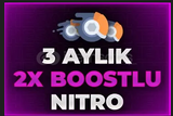 3 Aylık Nitro 2x Boost | OTOMATİK TESLİMAT