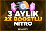 3 Aylık Nitro 2x Boost | OTOMATİK TESLİMAT