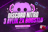 ⭐[3 AYLIK] Nitro 2x Boostlu [OTOMATİK TESLIM]