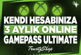 3 Aylık Online Xbox Gamepass Ultimate & Destek