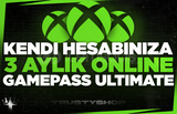 3 Aylık Online Xbox Gamepass Ultimate & Destek