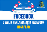 3 Aylık Reklama Açık Facebook Hesaplar