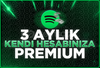 3 AYLIK SPOTİFY PREMINUM | KENDİ HESABINIZA