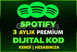 3 Aylık Spotify Premium | Kendi Hesabınıza