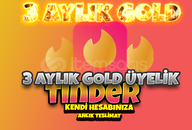 ⭐3 AYLIK TİNDER GOLD ÜYELİK⭐EN SORUNZ+GARANTİLİ⭐