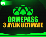 3 Aylık Ultimate Xbox GamePass + Garanti