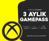 3 Aylık Ultimate Xbox GamePass + Garanti