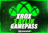 3 Aylık Ultimate Xbox GamePass + Garanti