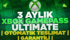⭐[3 AYLIK] Xbox Game Pass Ultimate + Garanti