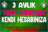 ⭐️3 Aylık❤️Xbox Gamepass Ultimate❤️