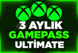 3 Aylık Xbox Gamepass Ultimate