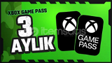 3 Aylık Xbox Gamepass Ultimate