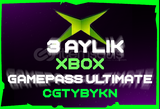 3 Aylık Xbox GamePass Ultimate 