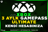 3 Aylık Xbox Gamepass Ultimate + Garanti