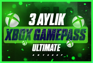 ⭐3 Aylık Xbox GamePass Ultimate / Garanti - Oto