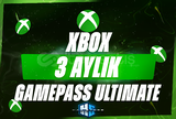 ⭐3 Aylık Xbox Gamepass Ultimate | Garantili!✅