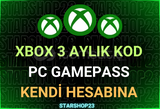 3 Aylık XBox PC Gamepass Kodu