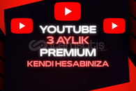 3 Aylık YouTube Premium [Kendi Hesabınıza]