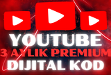 3 Aylık Youtube Premium Kod [Kendi Hesabınıza] 