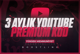 3 AYLIK YOUTUBE PREMIUM KOD [KENDİ HESABINIZA]