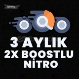 3 aylk 2x Boostlu Nitro / Otomatik Teslimat