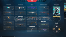 3 BIÇAK 3 VANDALLI MAİNLİK VALORANT HESAP!