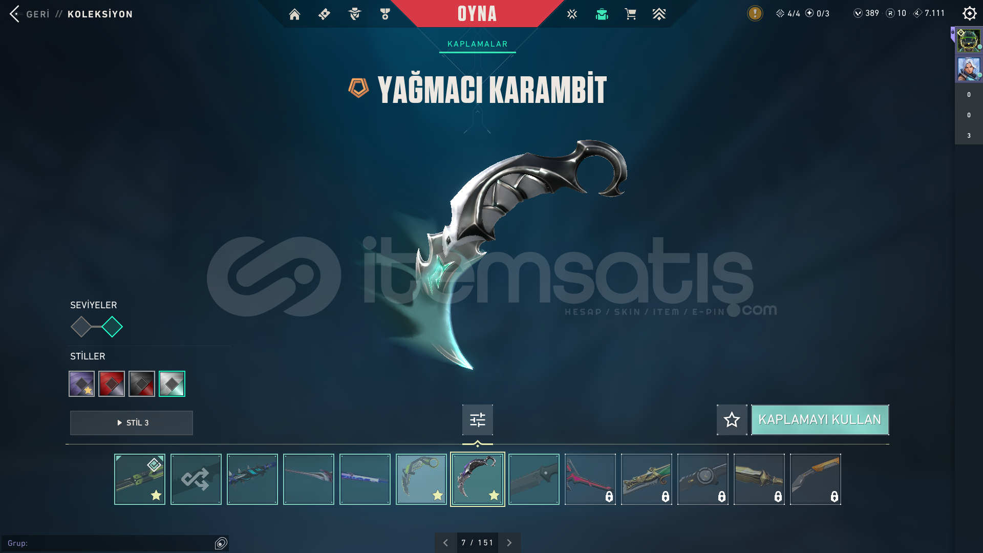 ⭐8K TL 3 BIÇAKLI GIRTLAK DOLUSU HESAP⭐ ⭐8K TL 3 BIÇAKLI GIRTLAK DOLUSU HESAP⭐