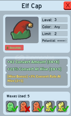 (+3% CRAH) ELF CAP (+3% CRAH) ELF CAP