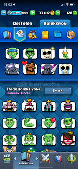 3 Evrimli 6537 Kupalı CR +BB 10 COC + BS Hesabı