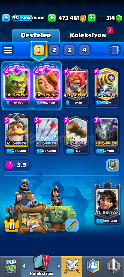 3 EVRİMLİ 7000 KUPA ŞAİRANE HESAP  3 EVRİMLİ 7000 KUPA ŞAİRANE HESAP