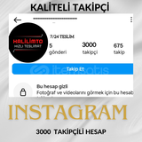 ✨3 K INSTAGRAM HESAP - 120 Gün garantili ⭐