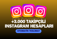 ⭐️ 3 K INSTAGRAM HESAP