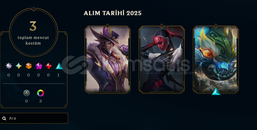 3 Kostümlü Gold 3 35 Level EUW Hesap 3 Kostümlü Gold 3 35 Level EUW Hesap