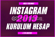 ⭐ [3'LÜ PAKET!] 2013 KURULUM INSTAGRAM HESAP ⭐