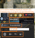 3 MADALYALI 7 LV 60 TL CS GO ENVANTERLİ 1073 SA