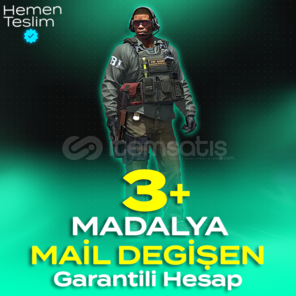 +3 Madalyalı CS2 - MAİL DEĞİŞEN HESAP +3 Madalyalı CS2 - MAİL DEĞİŞEN HESAP