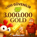 3 MİLYON ALTIN 40 LEVEL ÜZERİ 3 MİLYON ALTIN 40 LEVEL ÜZERİ