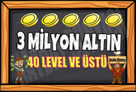 3 milyon altın 3 milyon altın