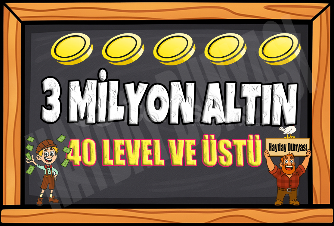 3 milyon altın 3 milyon altın