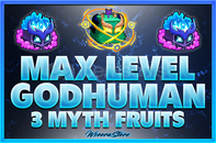 ✅3 MYTH FRUİT + GODHUMAN + MAX LEVEL ✅3 MYTH FRUİT + GODHUMAN + MAX LEVEL
