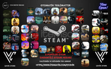 ⭐️3 Popüler Oyun Garantili Steam Hesabı⭐️