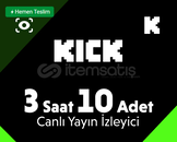 [ 3 Saat ] 10 İzleyici - Kick Canlı İzleyici